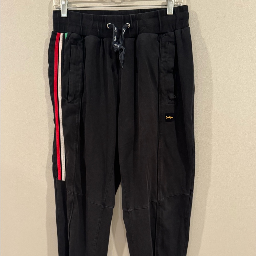 Cookies SF Sweatpants Mens Large Athletic Track Joggers Stripes Streetwear Urban